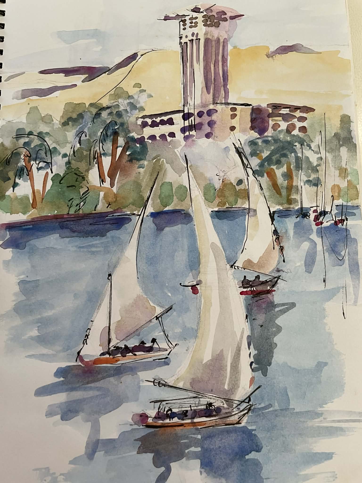 Feluccas on the Nile